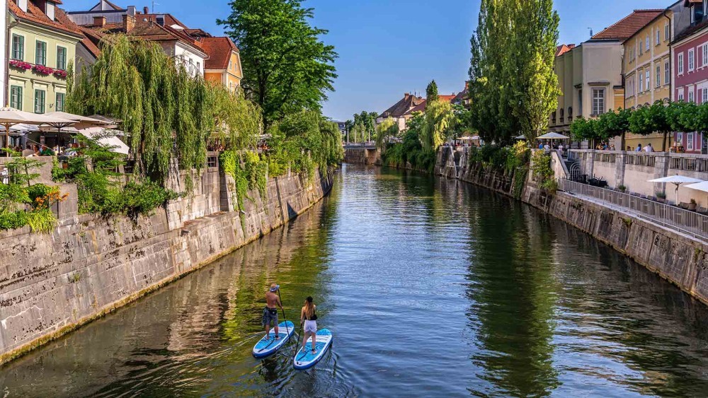 Suparja na Ljubljanici.