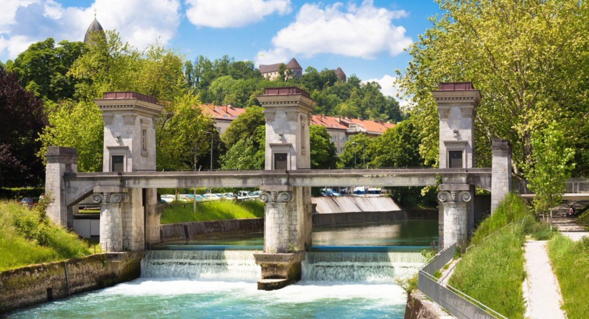 Zapornica na Ljubljanici.