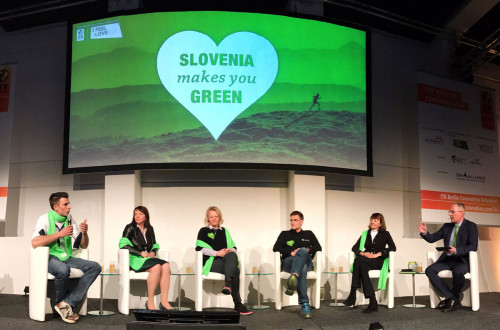 Govorniki na Zelenem panelu Slovenije.