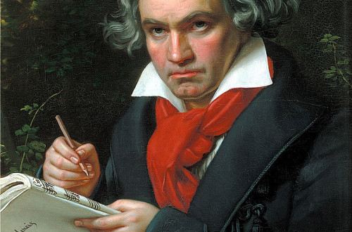 Painting of Ludwig van Beethoven