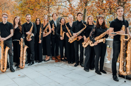 KONCERT ANSAMBLA SAKSOFONOV AKADEMIJE ZA GLASBO UNIVERZE V LJUBLJANI_foto Tina Stariha