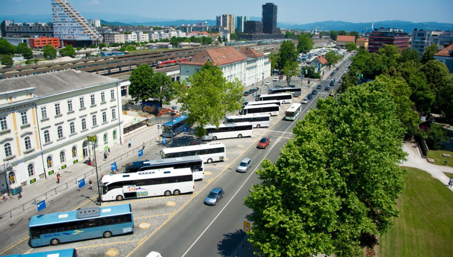 The main bus station of the city.