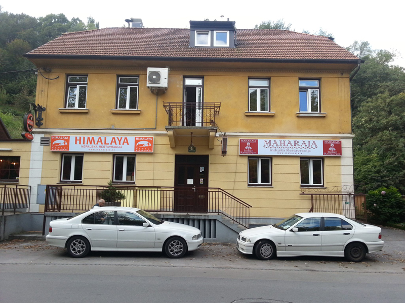 Zunanjost restavracije.