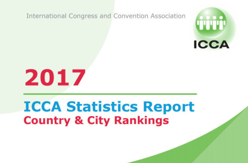 Naslovnica poročila ICCA Statistics Report 2017.