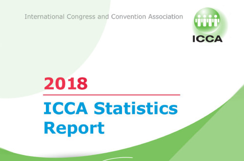 Prva stran poročila ICCA Statistics Report 2018.